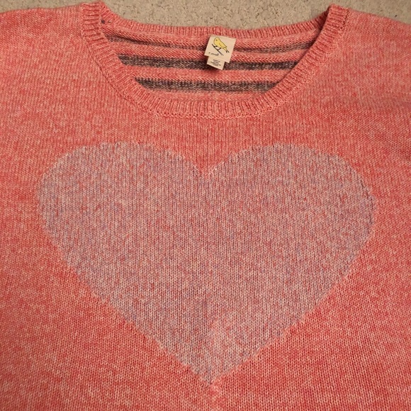 NWT Anthro Intarsia Heart Sweater - Picture 3 of 7